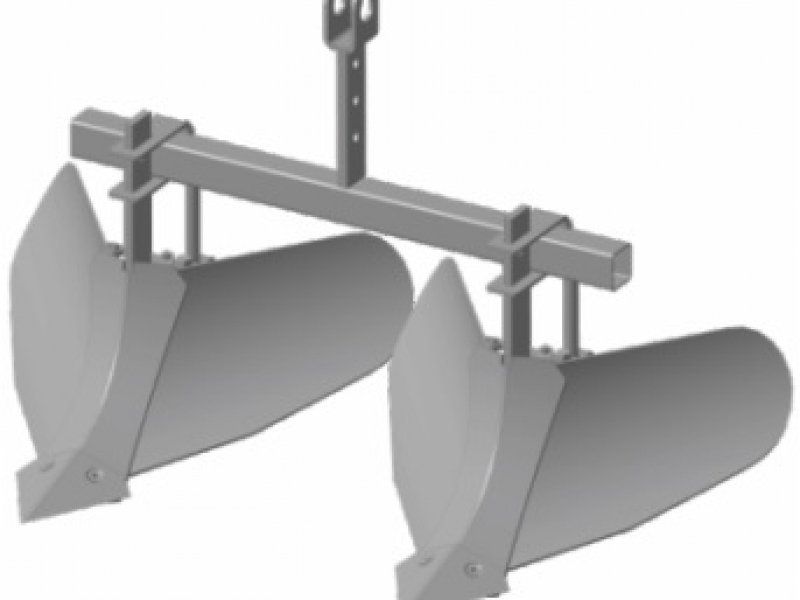 Окучник двухрядный б/сц для м/б Салют регулируемый раздвижной 01.05.52 (ОСА.12.470.700)