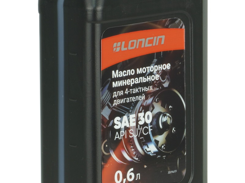 Масло моторное LONCIN 4Т SAE 30 API SJ/CF 0,6 л (минеральное)