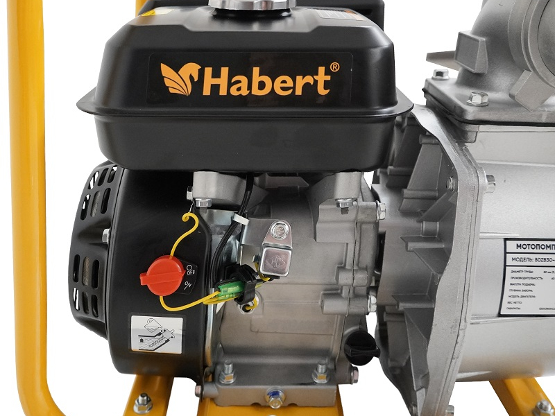 Habert Мотопомпа 80ZB30-6.0Q