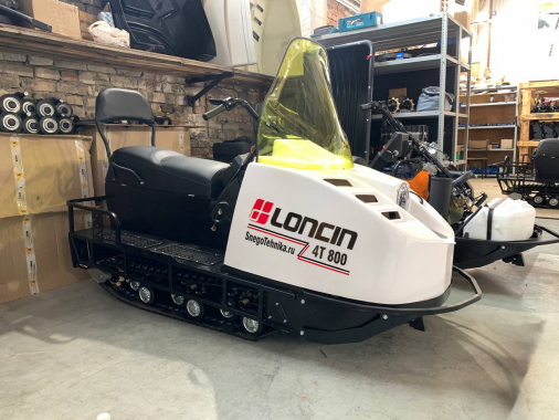 Снегоход 4Т с двигателем Loncin короткий