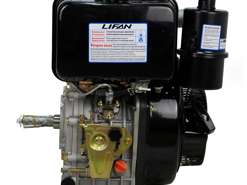 Двигатель Lifan Diesel 188FD, вал ?25мм, катушка 6 Ампер