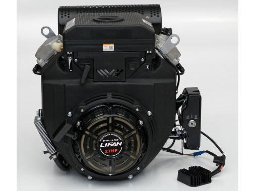 Двигатель Lifan LF2V78F-2A, вал ?25 мм, катушка 20 Ампер