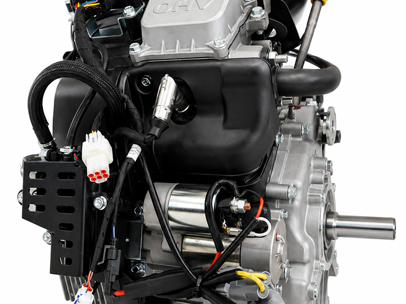 Двигатель Loncin H765i (LC2V80FD-EFI) (Е type) D25 (с механич.приводом дрос.засл)