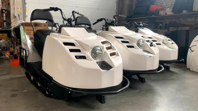 Снегоход 4Т Lifan с рамой открытого типа