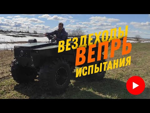 Обзор и испытания вездеходов Вепрь